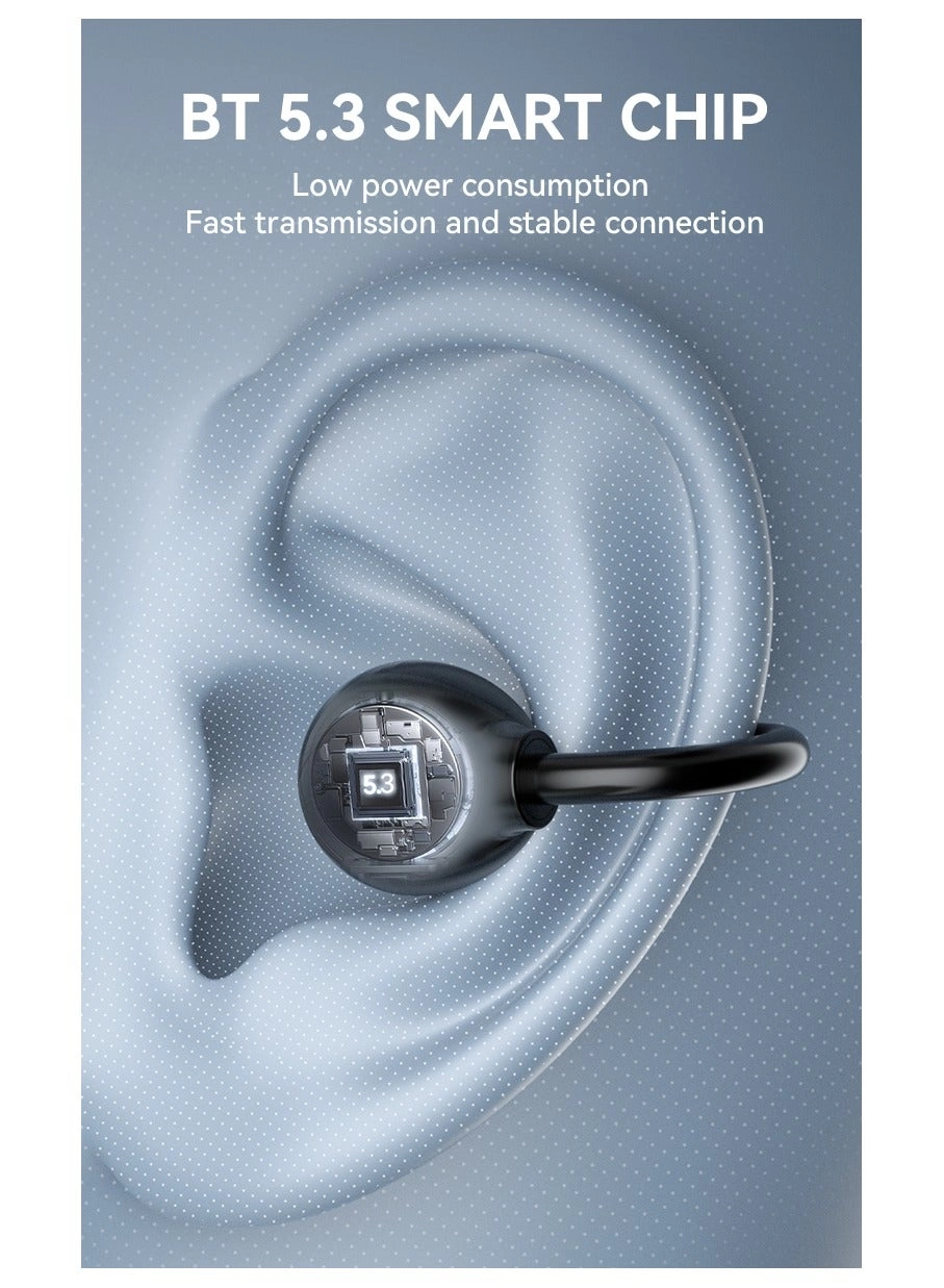 Open Ear Clip-On Earbuds Wireless Earbud