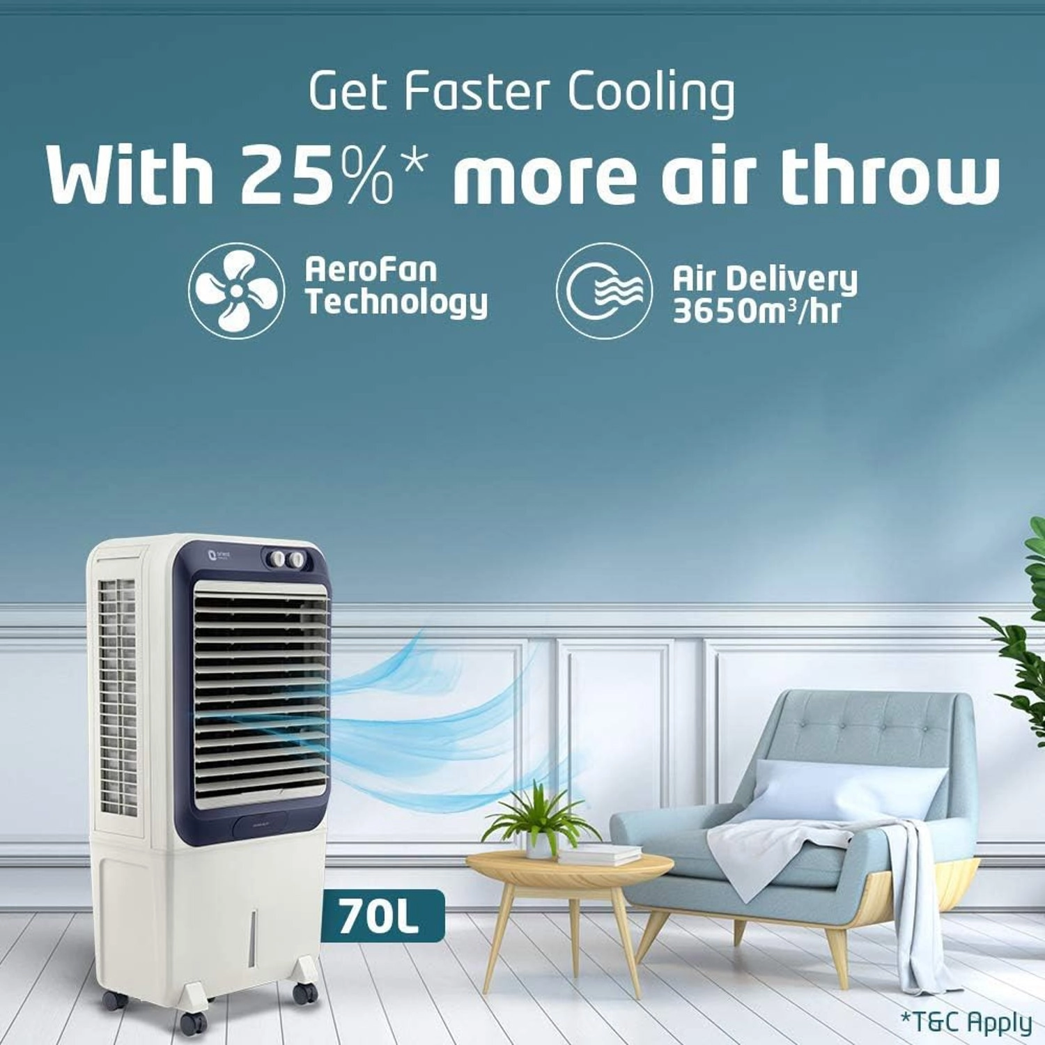 Knight CD7003H - 3650 cubic metre per hour 70 Liter(s)