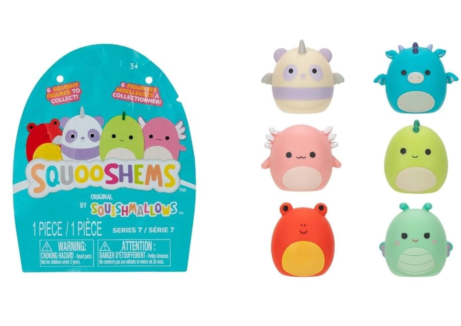 Squishmallows Squooshems - Friends & Fantasy Squad - 6 cm - Assorted Styles