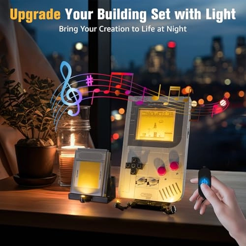 Sound & Light Kit for LEGO Gameboy Building Set 72046 - Plastic 5V