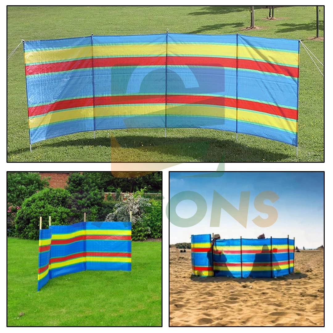 6 Poles Large Windbreak