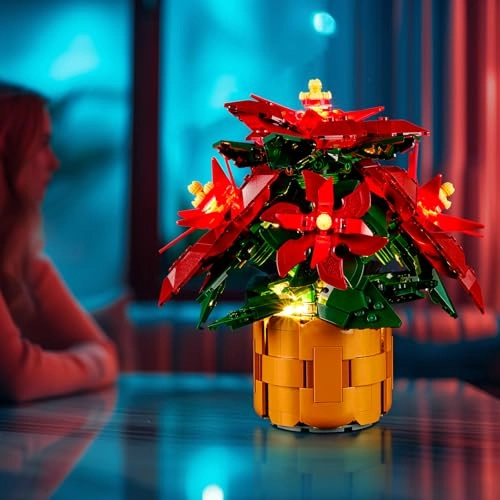 Light Kit for LEGO Icons Poinsettia 10370 - Lights Only