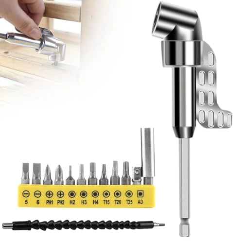 Right Angle Drill Adapter - 105 Degree 1/4" Hex Shank