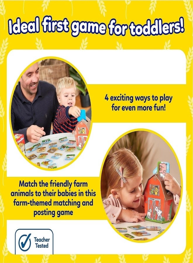 Farmyard Families Card Game - Suitable for 2 years and above 30pcs