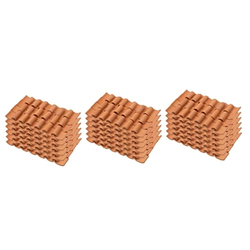 Mini Roof Tiles - Pottery clay