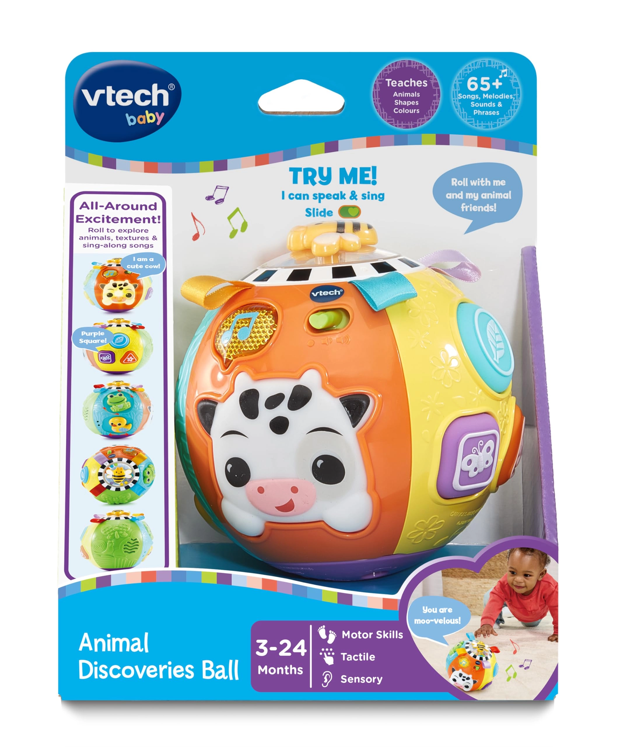 Animal Discoveries Ball - Suitable for 3 to 24 months