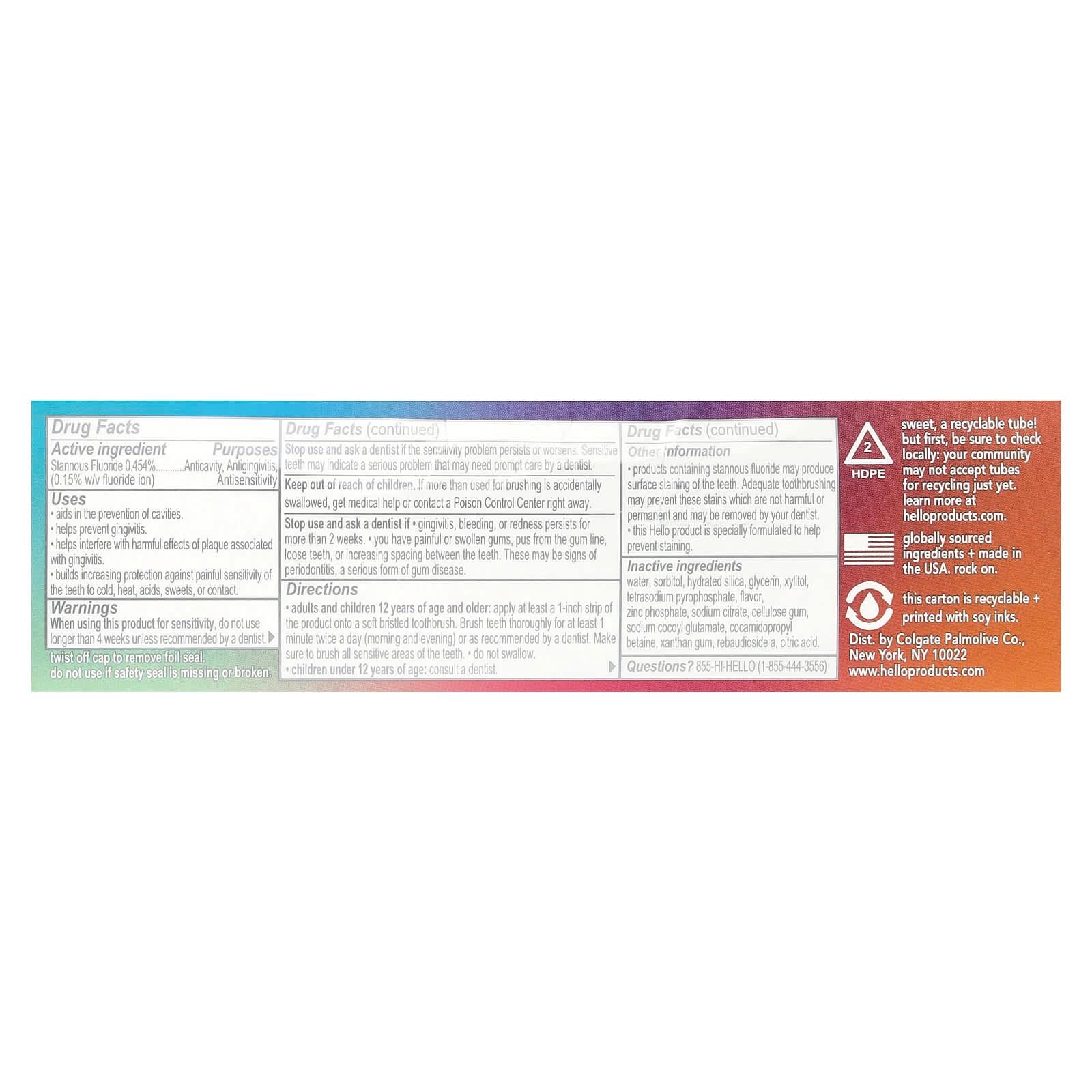 8 in 1 Mighty Multi-Tasker Natural Mint Blend Toothpaste 113 g