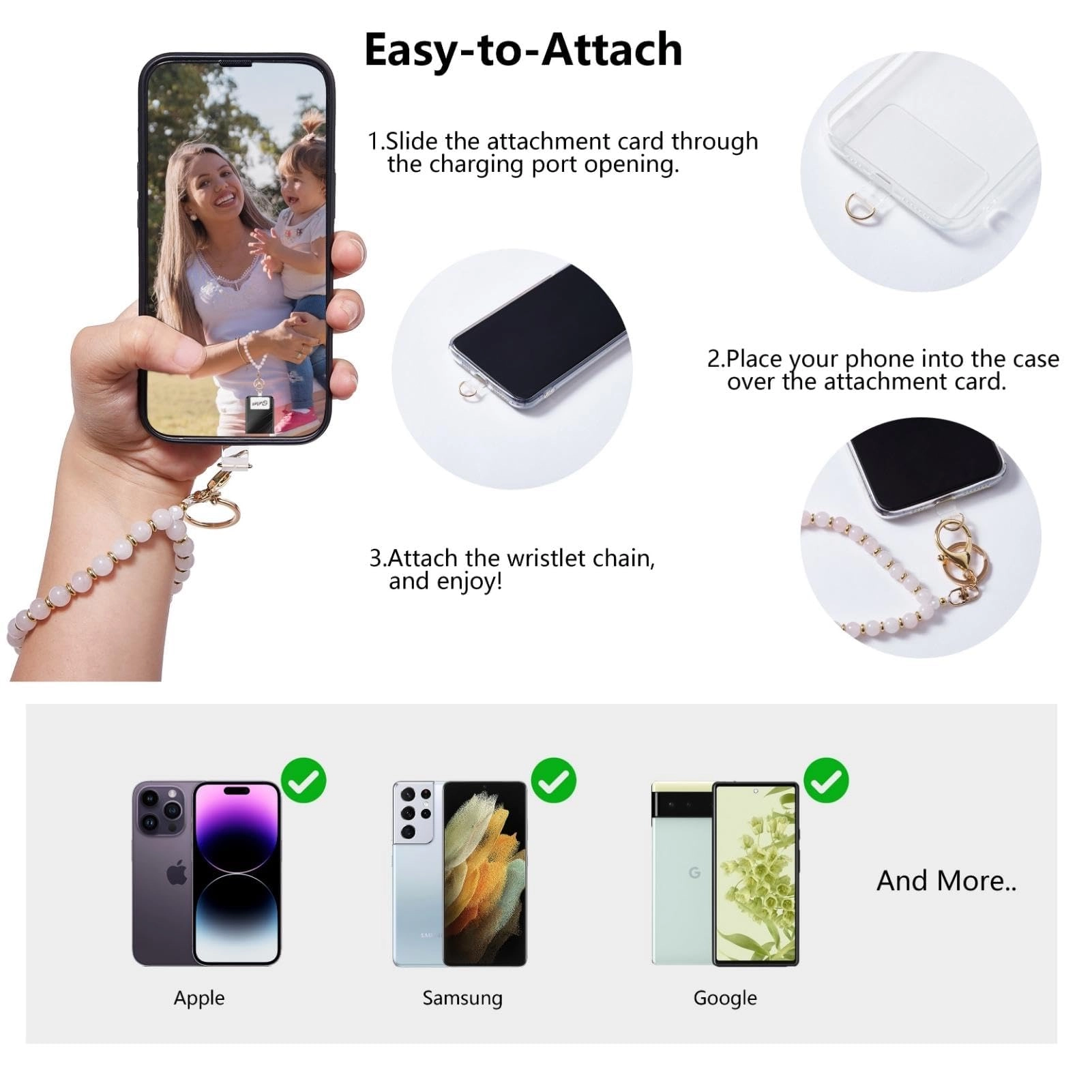 Beaded Keychain Wristlet - crystal keychain