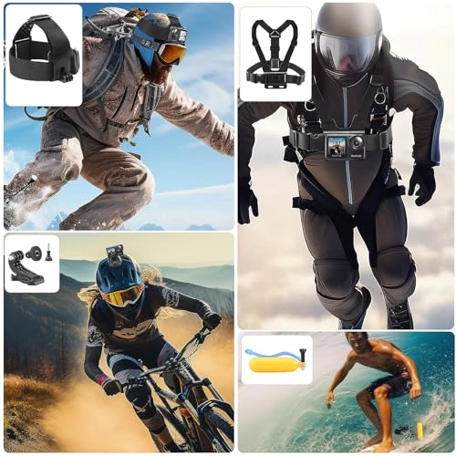 Action Camera Accessory Kit - GoPro Hero AKASO EK7000