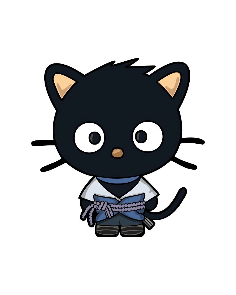 FiGPiN Chococat Sasuke - Naruto Shippuden (7.62 cm) (634)