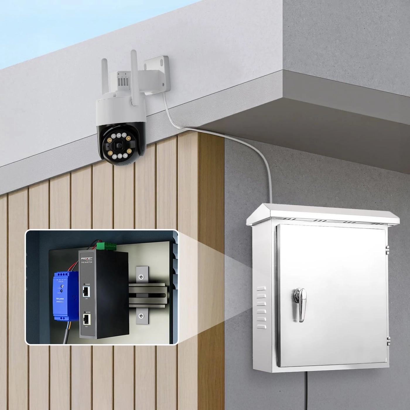 PT-PSE104GO-30 - 55V DC 30W 1 IEEE802.3at/af 10/100/1000Mbps