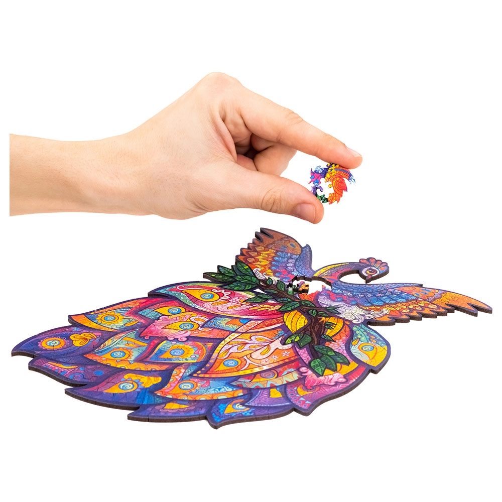 Fairy Bird Wooden Puzzle (4107390-BIRD_S) - 107 pcs