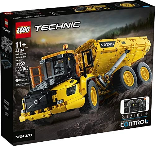 Technic 6x6 Volvo Articulated Hauler (42114) - App-controlled Bluetooth Smart Hub