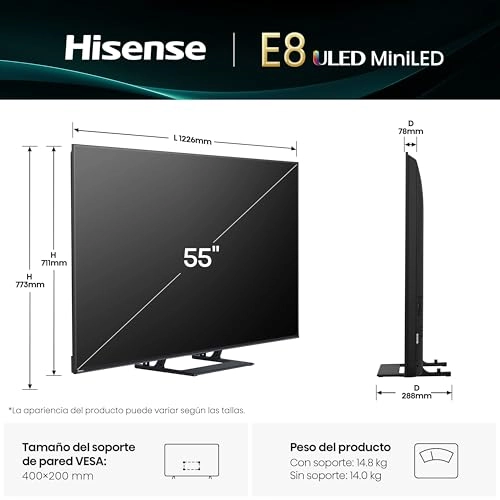 55E8Q - 55 inch
