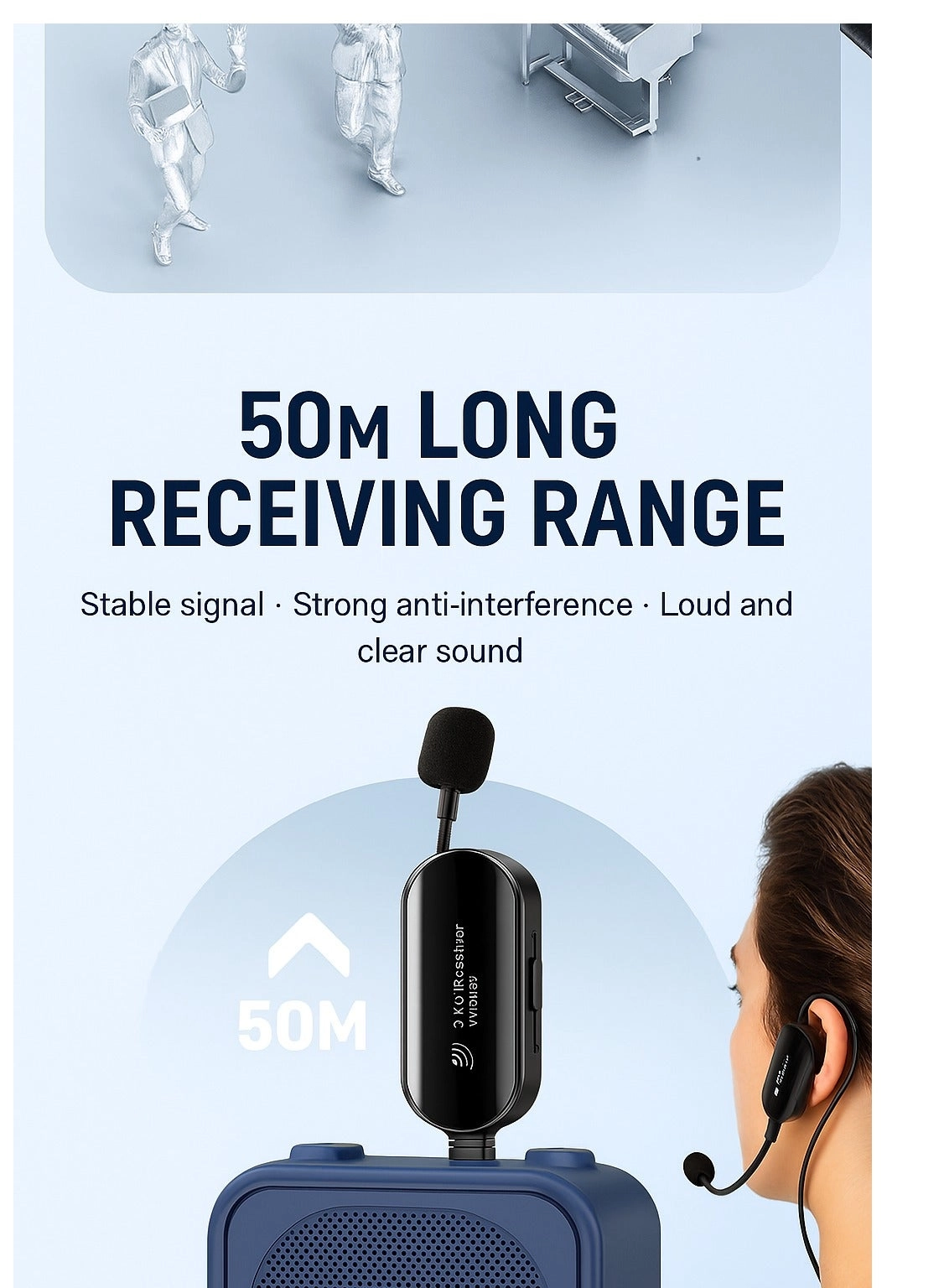 Wireless Headset Microphone - 2 2.4G