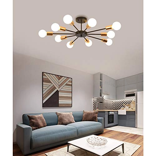 Modern Sputnik Chandeliers - Dimmable