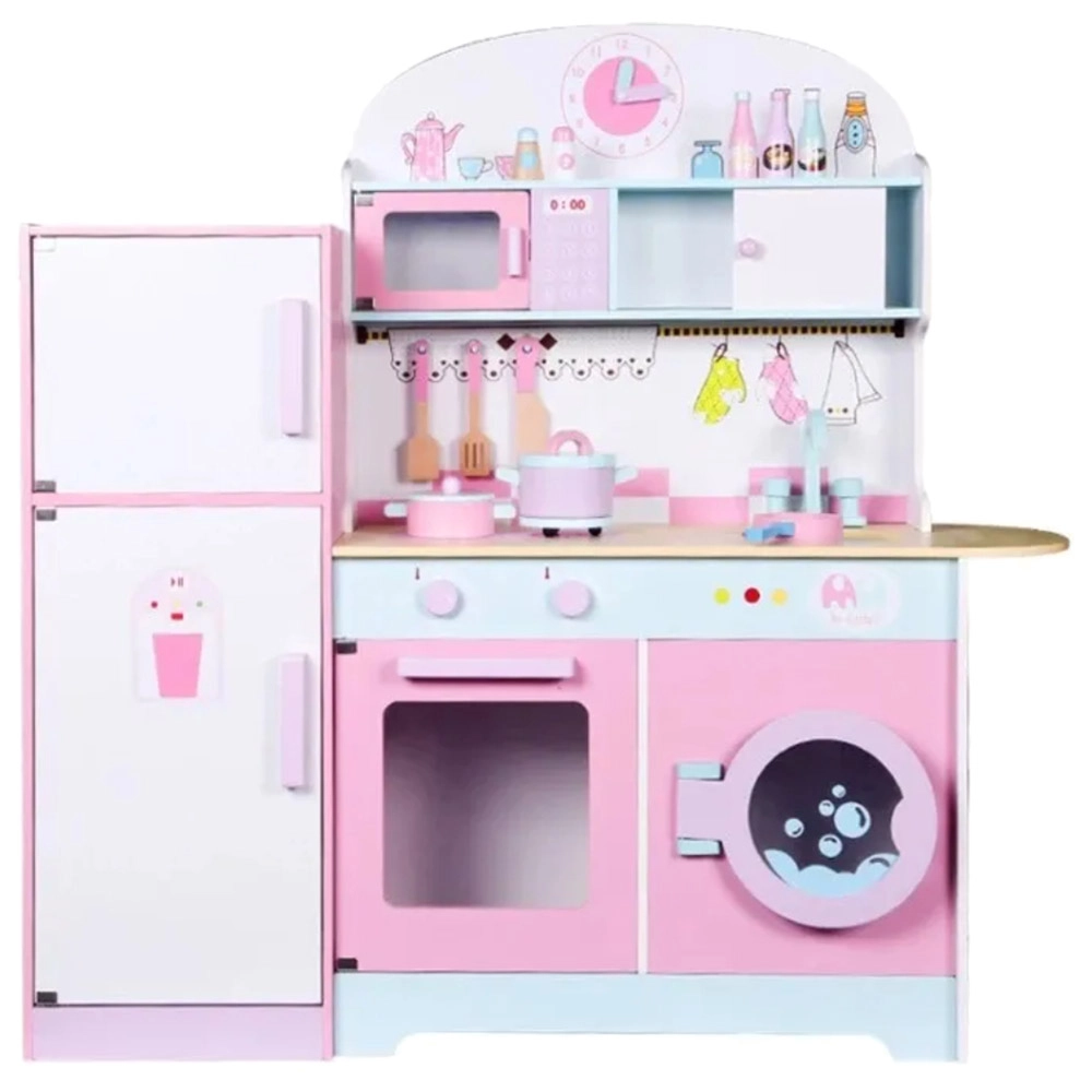 Little Angel Kids Wooden Kitchen Playing Toy Set (GF-MSN18023)