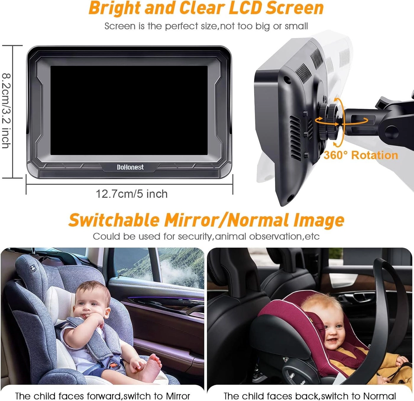 Baby Car Camera - 43Inch