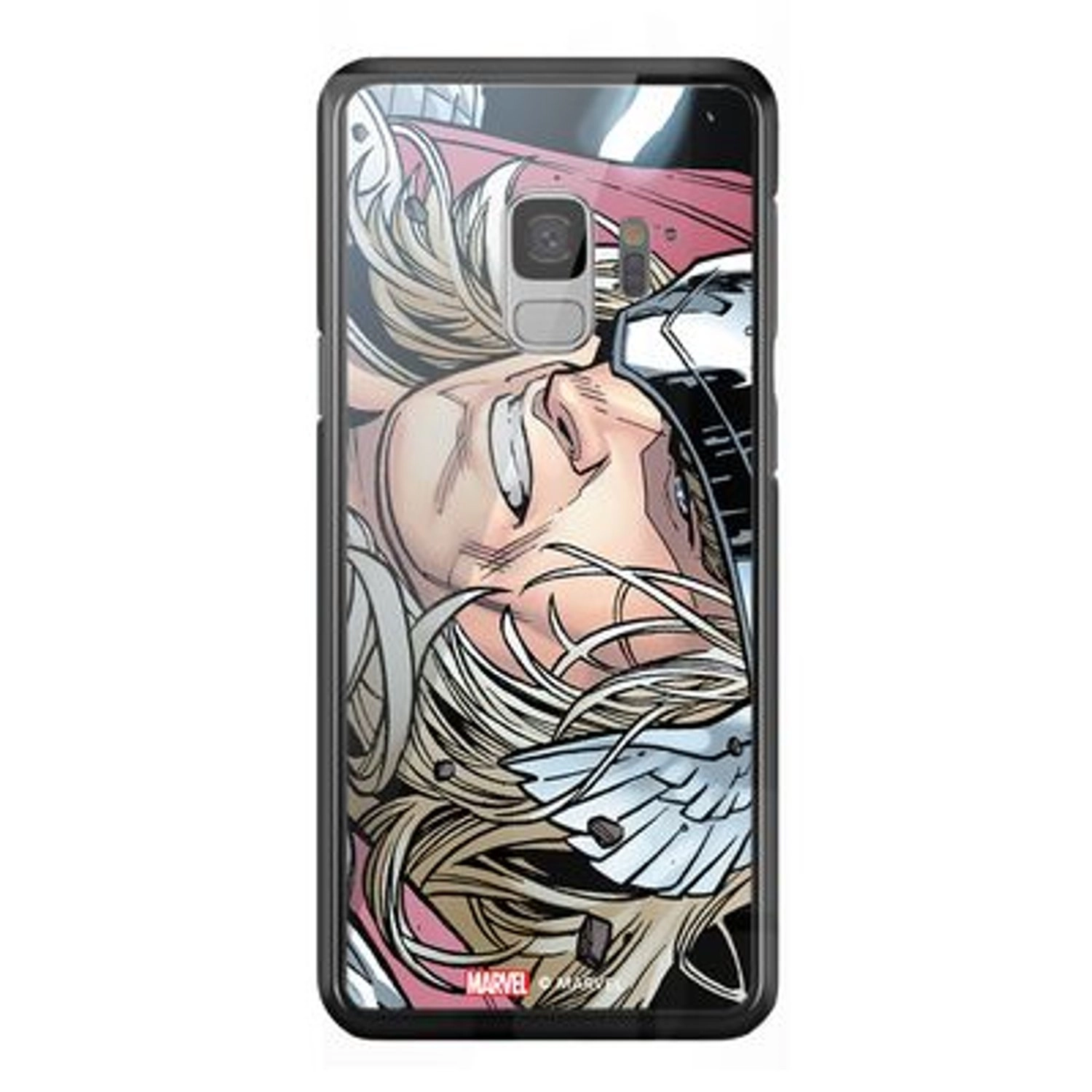 Wackylicious Thor Face Back Case for Galaxy S9