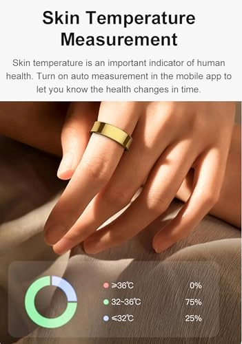 Smart Ring - LED Screen Heart Rate Monitor Sleep Tracker