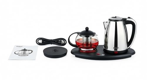 Kettle with Glass Teapot Set