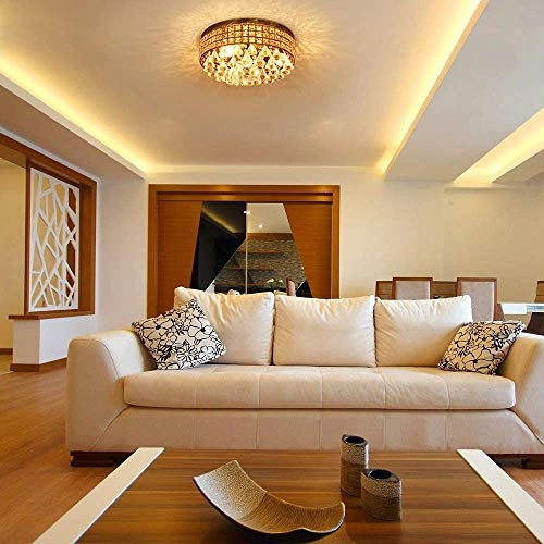 Crystal Chandelier - white light neutral white warm light Dimmable