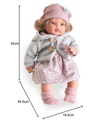 Beni lagrimitas Doll - 42 cm Fabric Body Ages 3+