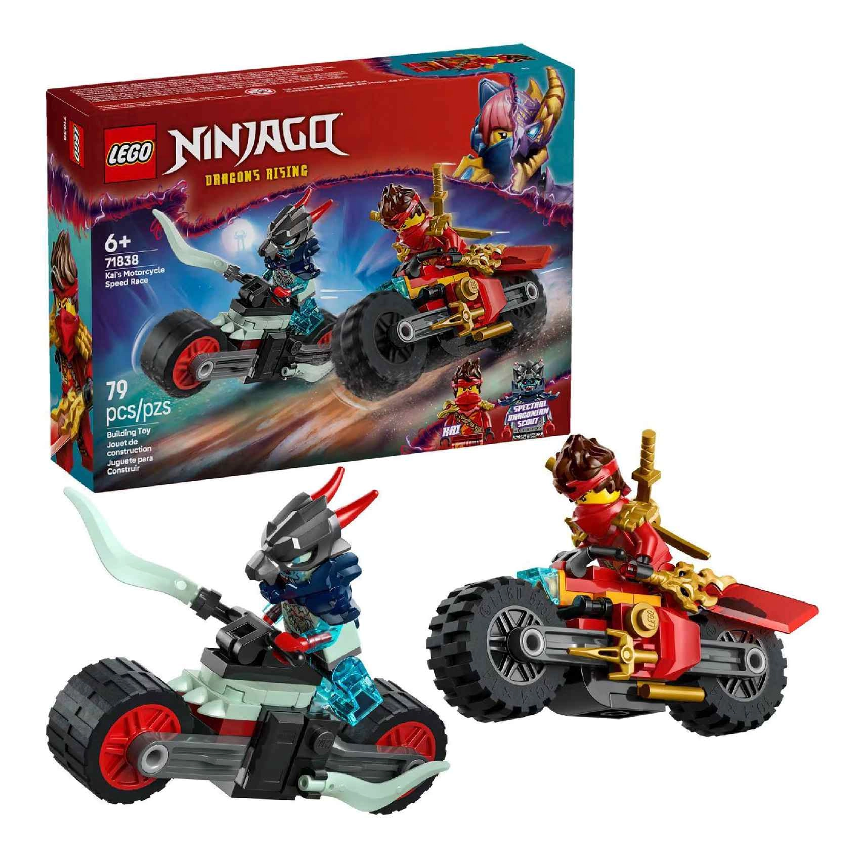 NINJAGO Kai's Motorcycle Speed Race (71838) - 2 ninja bikes 2 minifigures