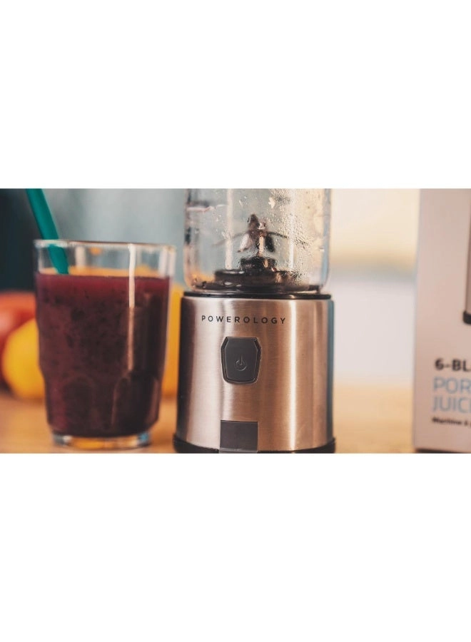6-Blade Portable Juicer - 126W 450ml