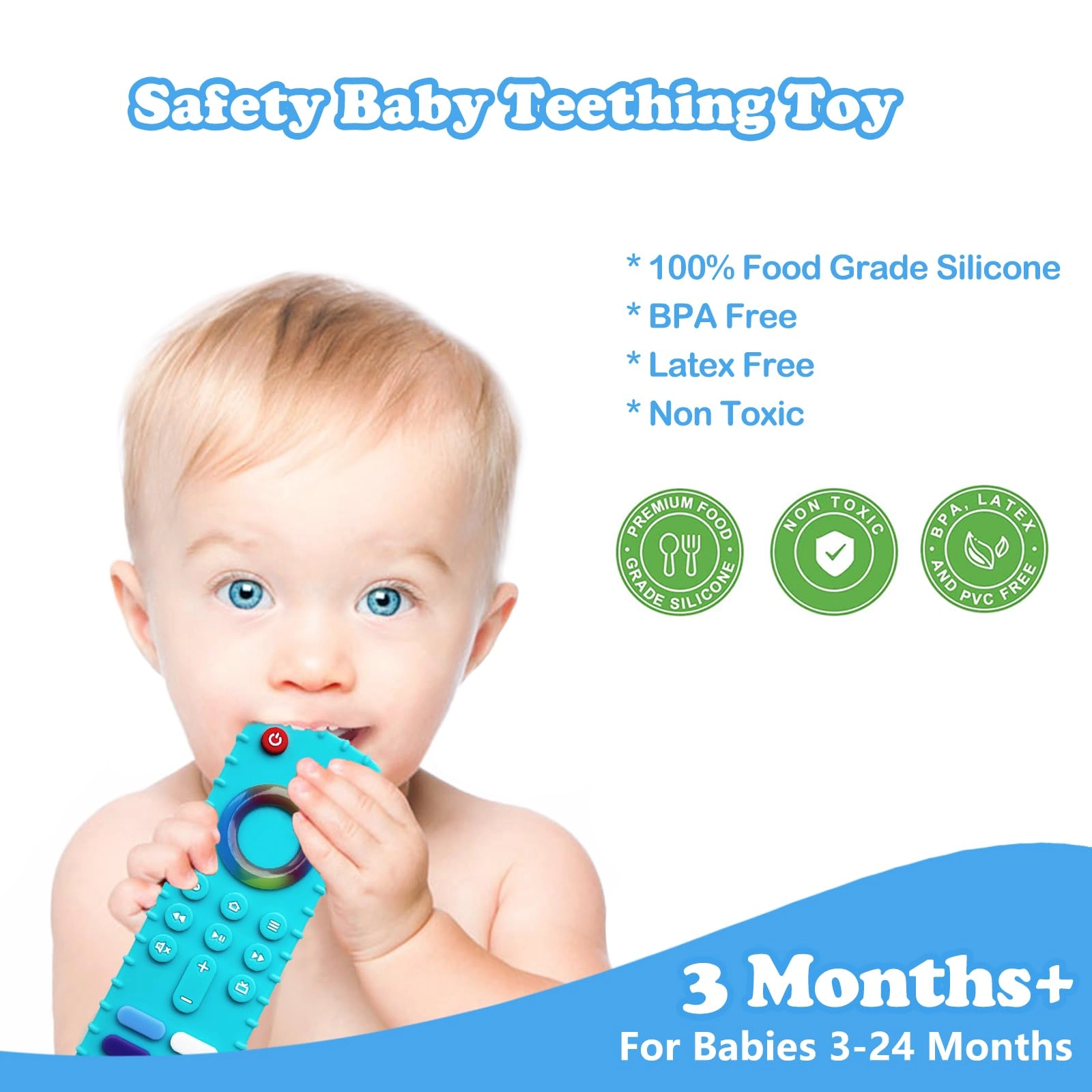 Remote Control Teether - Silicone