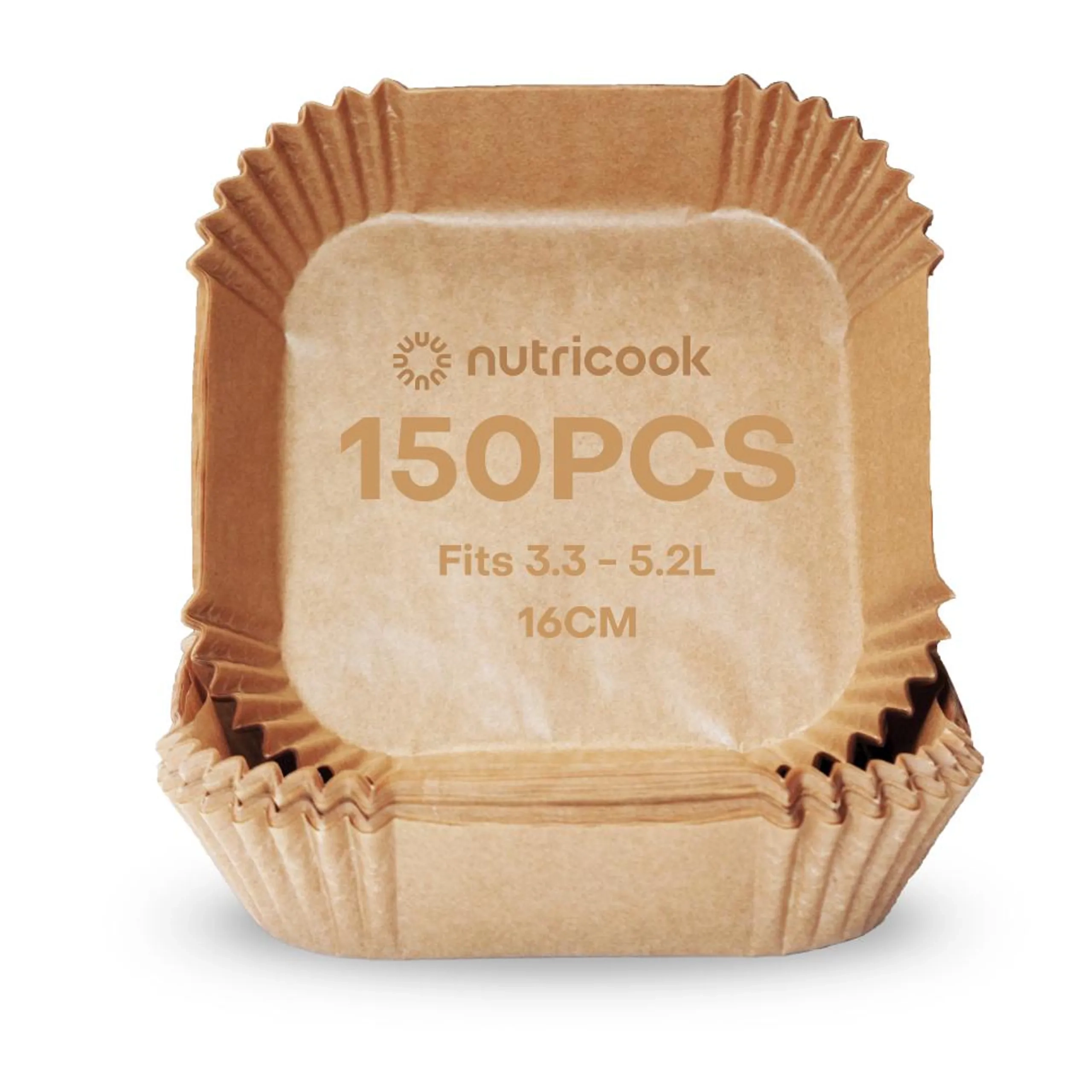 nutricook Disposable Non-Stick Liners - sustainable wood pulp 150pcs