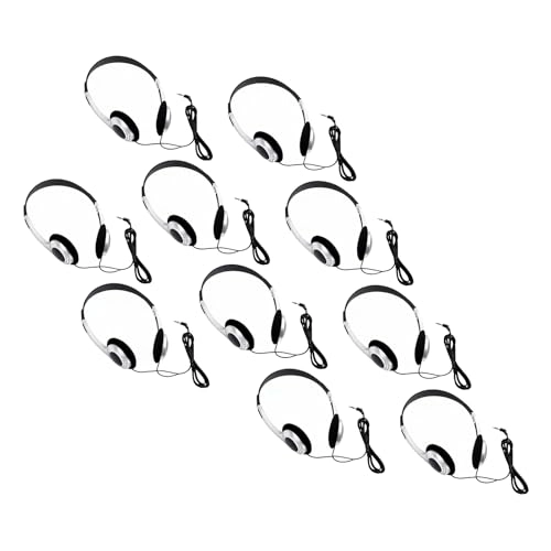 10 Pcs Bulk Wired Over Ear Headphones Wired Headphone