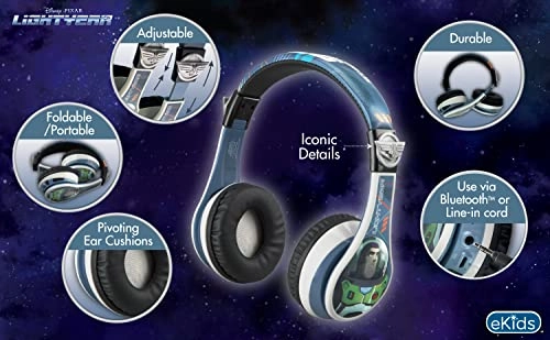 Disney Pixar Lightyear Wireless Headphone