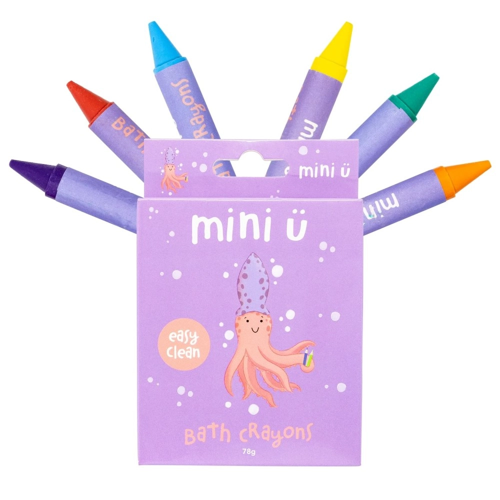 Mini U Bath Crayons - 6 Pcs