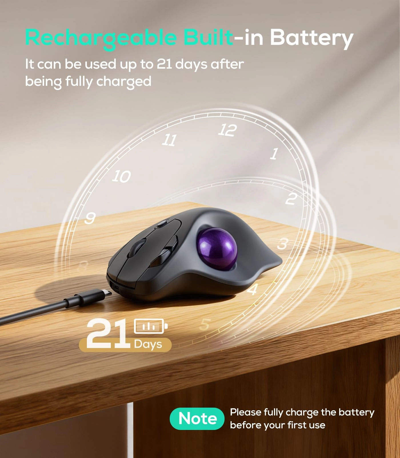 M511 Trackball Mouse - Wireless