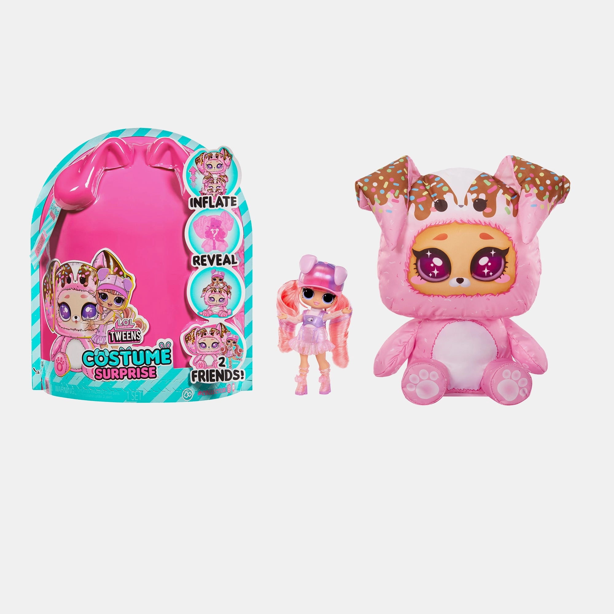 Ali Dance Fashion Doll - Tweens Costume Surprise Inflatable Puppy Costume Ages 4+