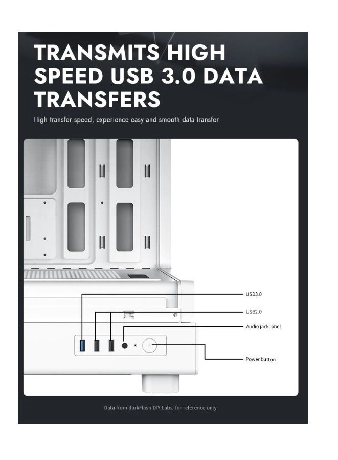 DB330M - Tempered Glass M-ATX/ITX 3x120mm ARGB