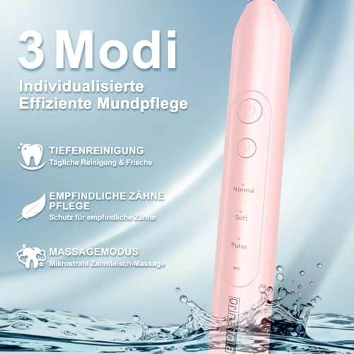 3862 - 8 Brush Heads 3 Modes White