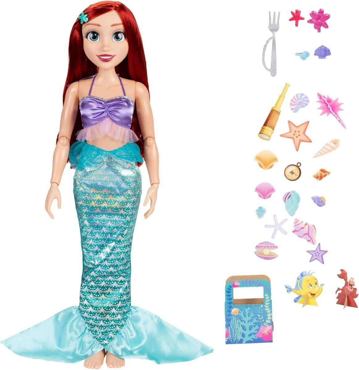 Ariel Doll - 32-Inches Plastic Ages 3+