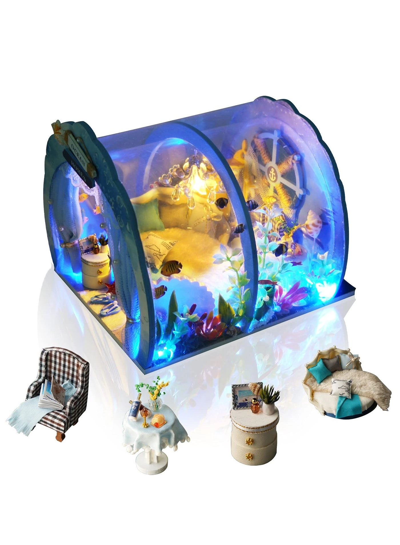 Miniature Dollhouse Kit - Mermaid Princess 1:24 Scale