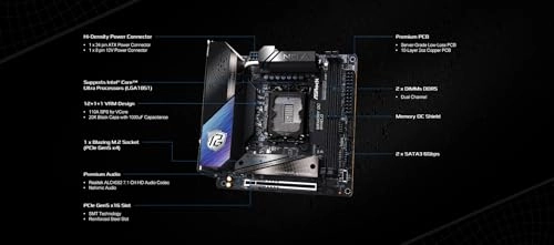 Phantom Gaming Z890i Nova - Intel Core Ultra LGA1851 DDR5 9466 MHz
