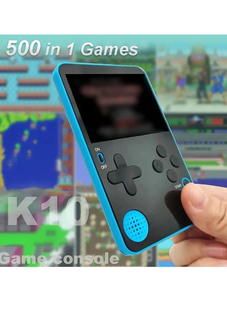 K10 - 500 Classic Games 2.4-inch LCD Rechargeable