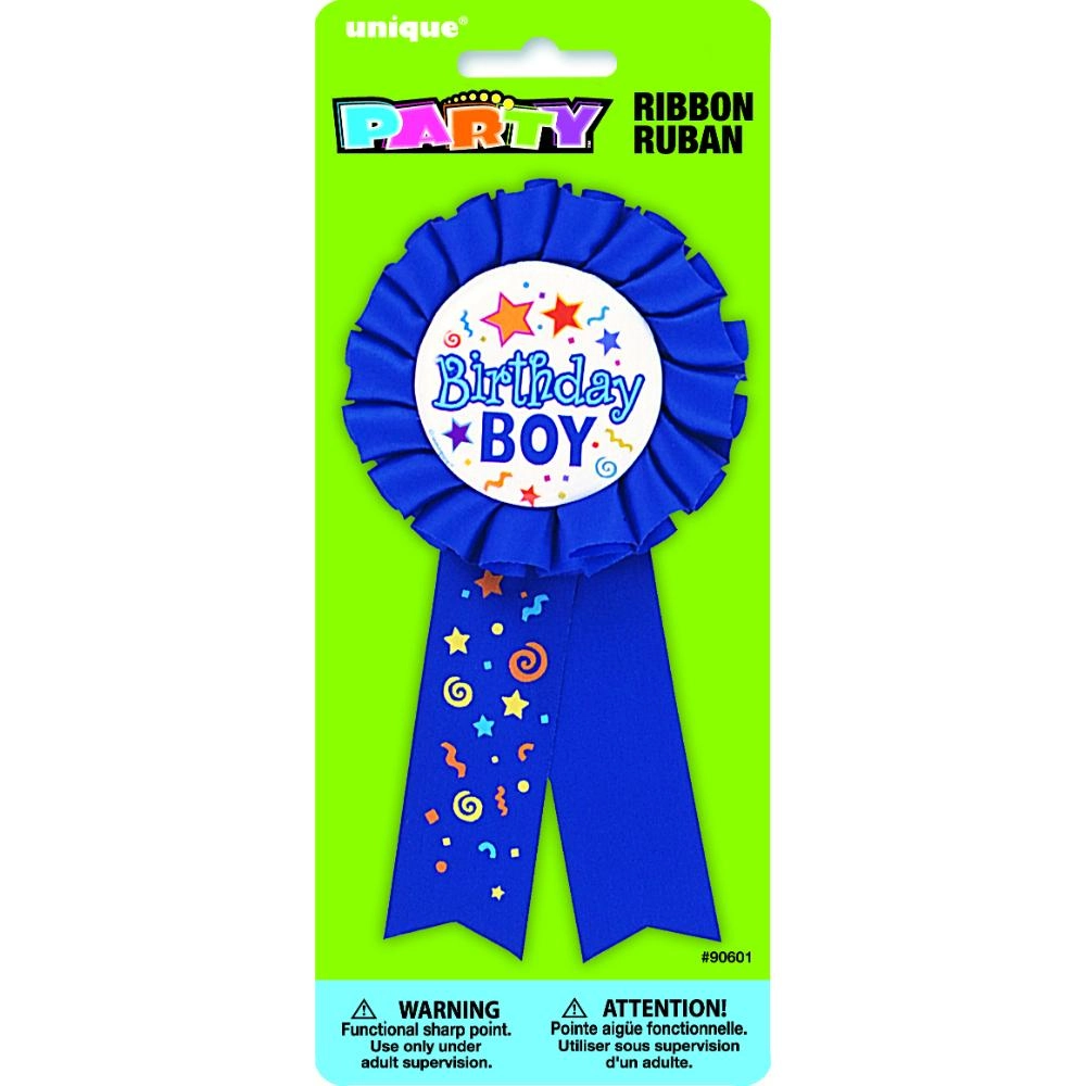 Party Zone Birthday Boy Award Ribbon