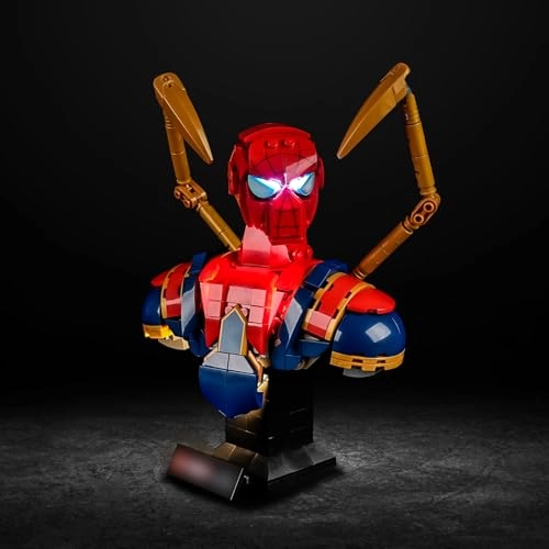 LED Light for LEGO Marvel Iron Spider-Man Bust 76326 - Plastic 1 5V