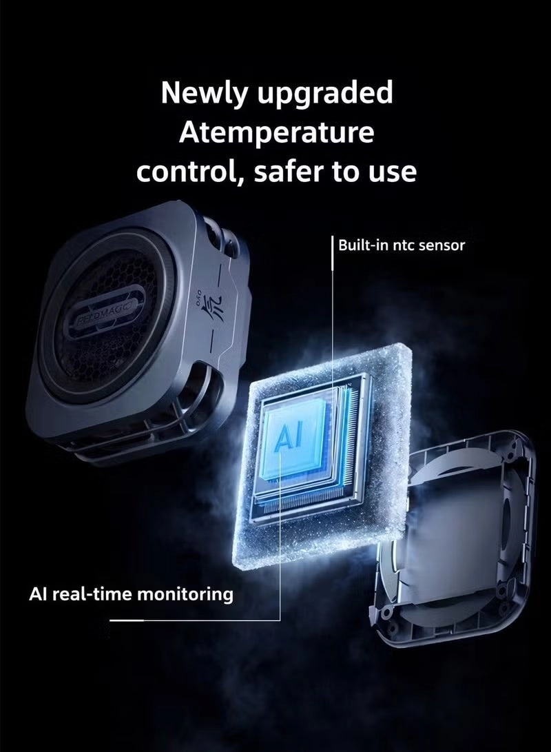 6 Pro Magnetic Phone/Tablet Cooler - 30W Ultra-Cooling 35W Mini GaN Charger Magnetic Mount