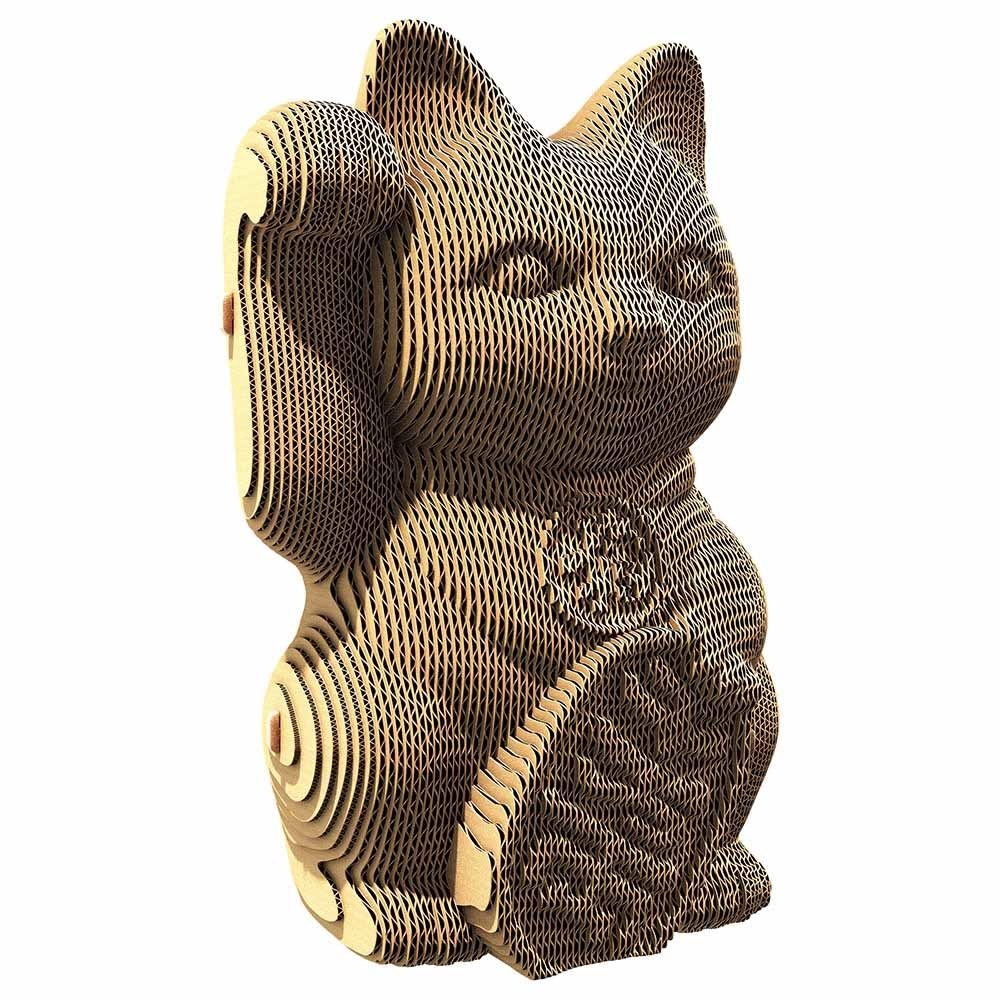 Lucky Cat 3D Puzzle (7529-CARTLUCK) - 93 pcs