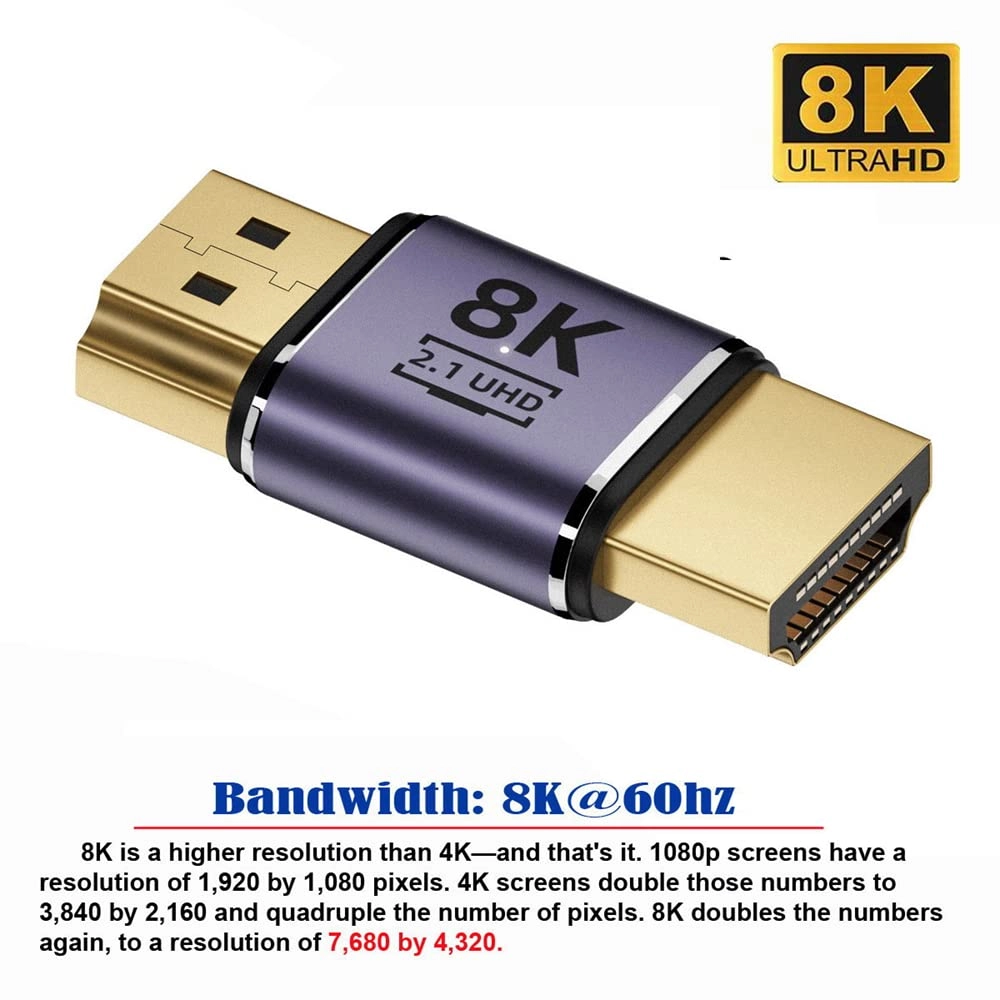 8K HDMI Adapter with Ethernet