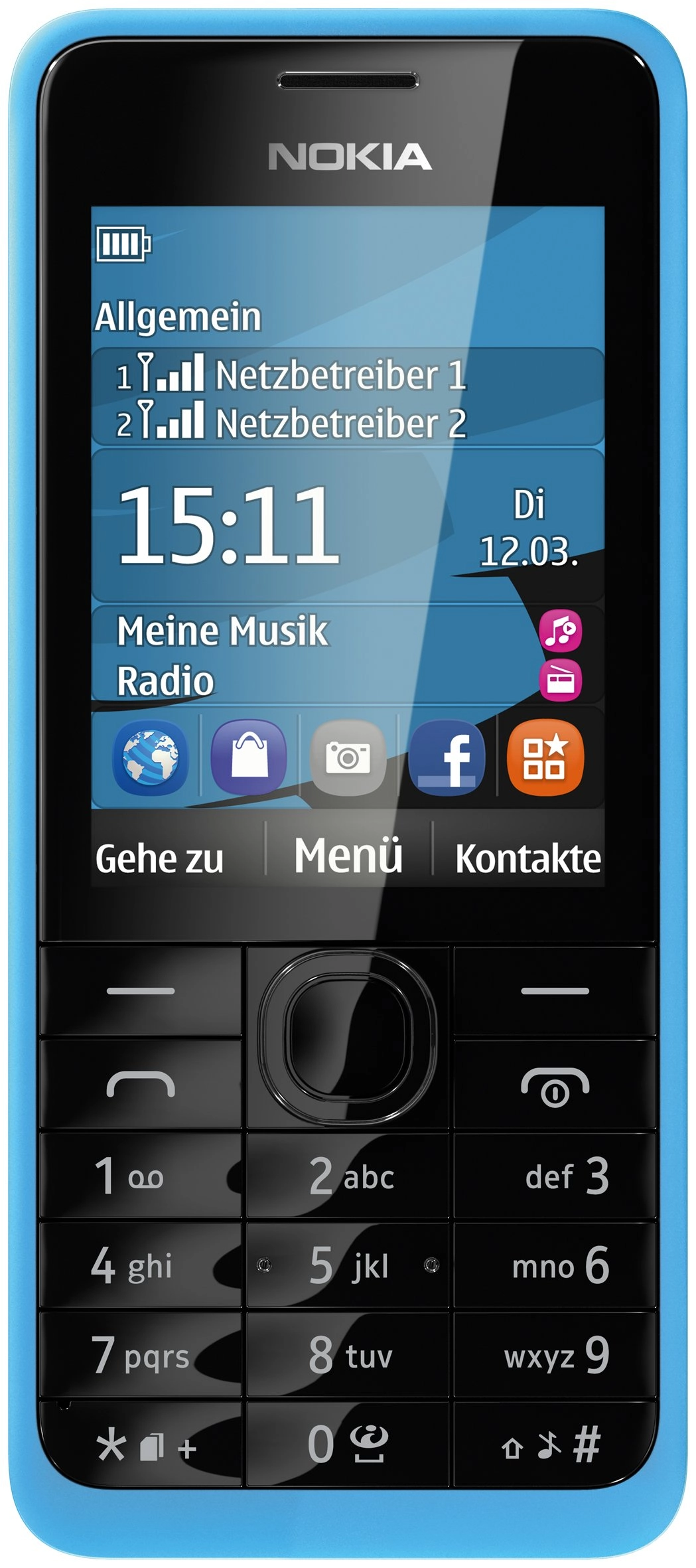Nokia Asha 301 - 64 MB 256MB