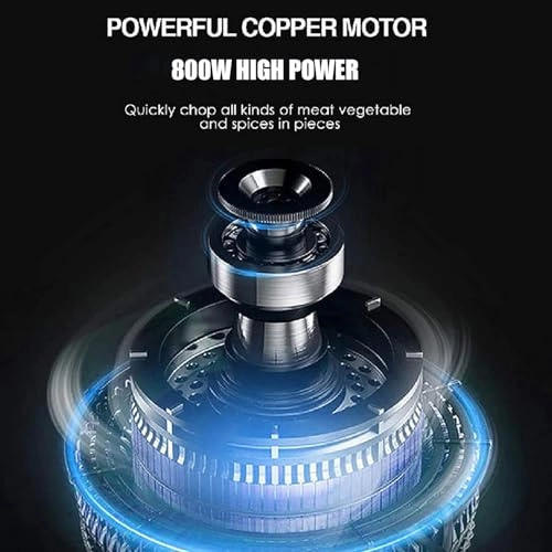 Grinder Chopper Mincer - 5L 800W Stainless Steel