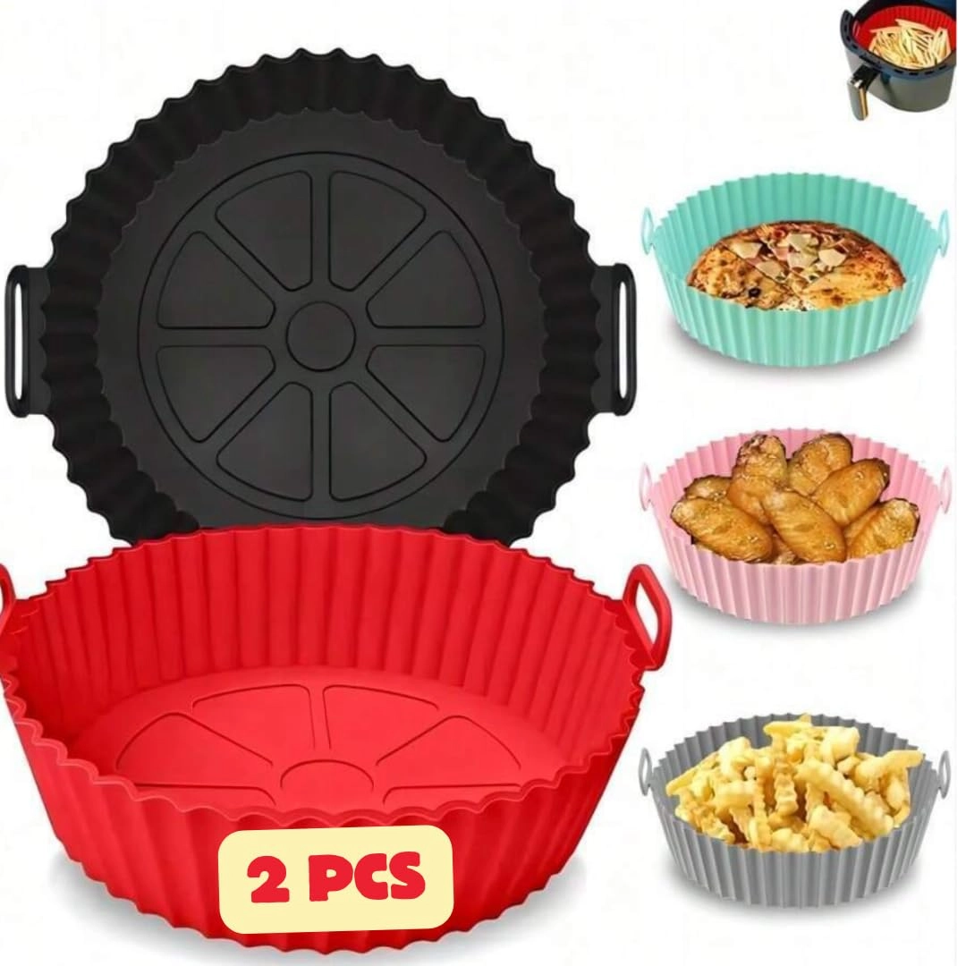 Suffix Retail Air Fryer Silicone Tray - Silicone Pack of 2
